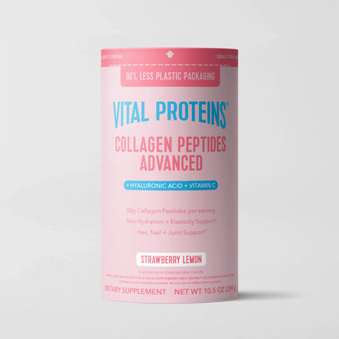 Strawberry Lemon Collagen Peptides Advanced - with Hyaluronic Acid & Vitamin C